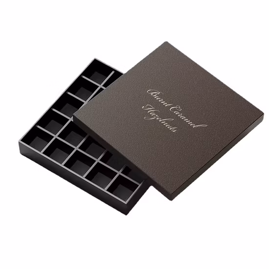 Coffret Cadeau Chocolat Personnalisé avec Décoration Ruban